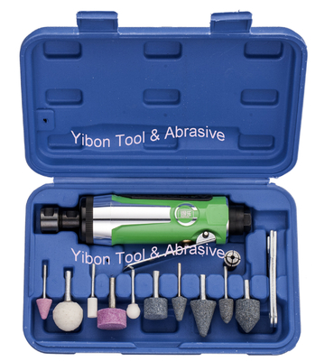 Suministro de fábrica Kit de herramientas de amoladora neumática de troquel de aire de alta resistencia de 1/4'' / herramienta neumática