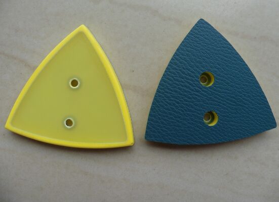 Non-Vacuum Triangular Disc pad Pneumatic grinder Sanding pad 73mm x 75mm