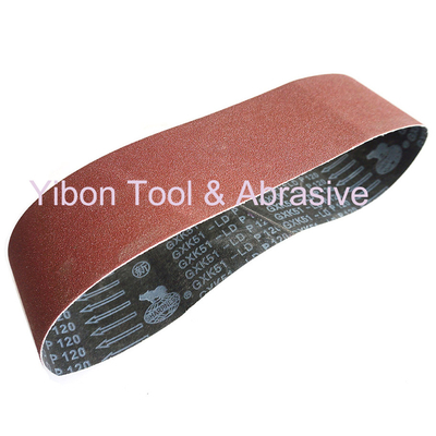 GXK51 Cinturón de lijado abrasivo de óxido de aluminio para muebles