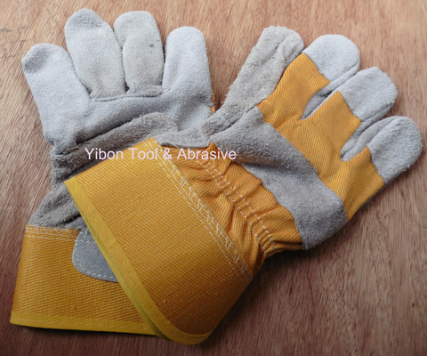 Guantes de seguridad para soldadura de cuero cortos de 10.5"