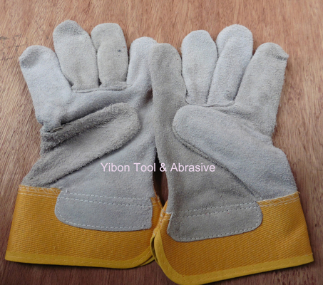 Guantes de seguridad para soldadura de cuero cortos de 10.5"