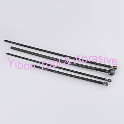 Fresas de carburo de vástago flexible de 50-700 mm de largo para pulir tuberías