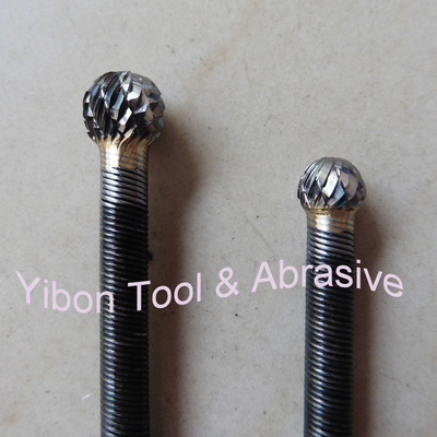 Fresa de carburo de tungsteno de doble corte de alta calidad, 6 mm de diámetro, con eje flexible de 350 mm de largo